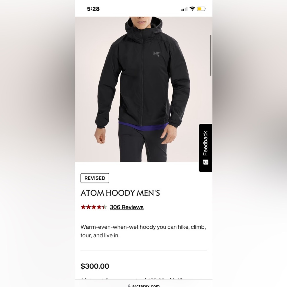 ARC’TERYX Atom Hoodie